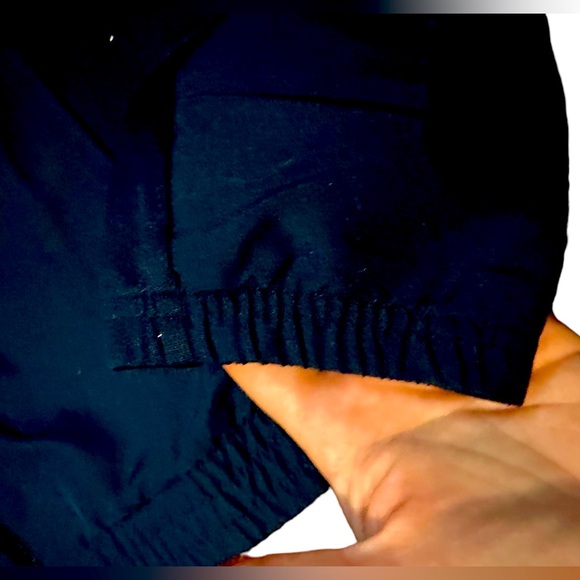 NWT Adidas navy recycled polyester front zip windbreaker long sleeve jacket S - Picture 8 of 16